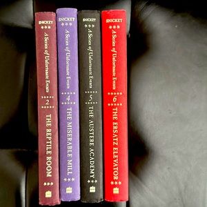 Lemony Snicket- A Series of Unfortunate Events books
